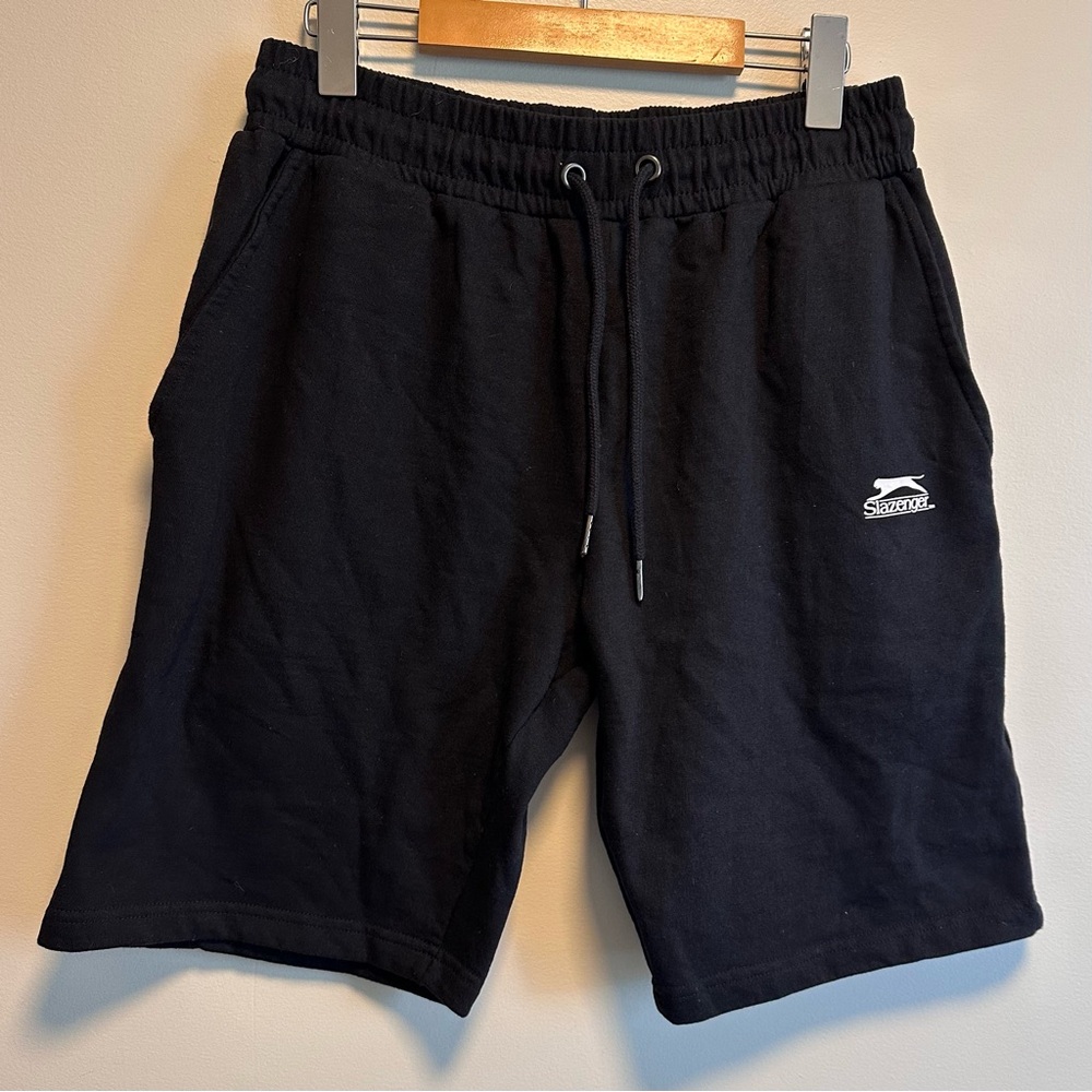 Slazenger Men's Black Sweat Shorts